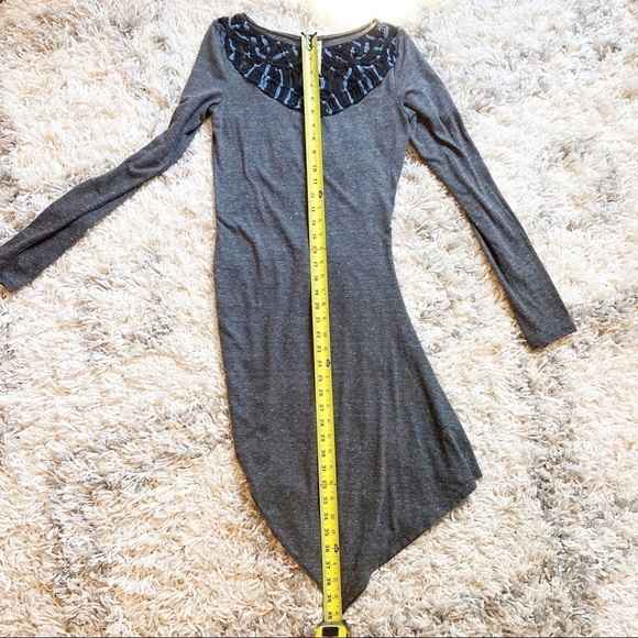 Free People Crochet Neckline Asymmetrical Dress - Picture 15 of 15